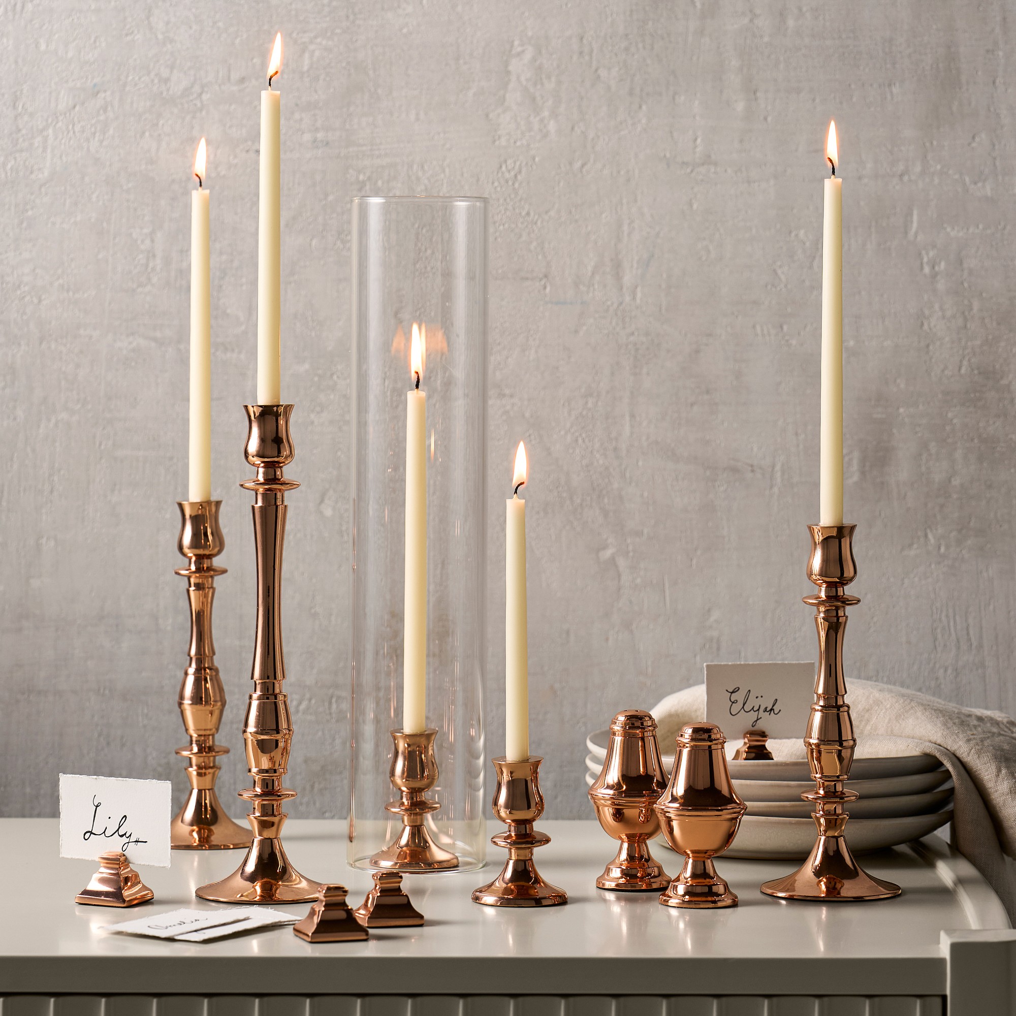 Tiny Taper Candles, Set of 12