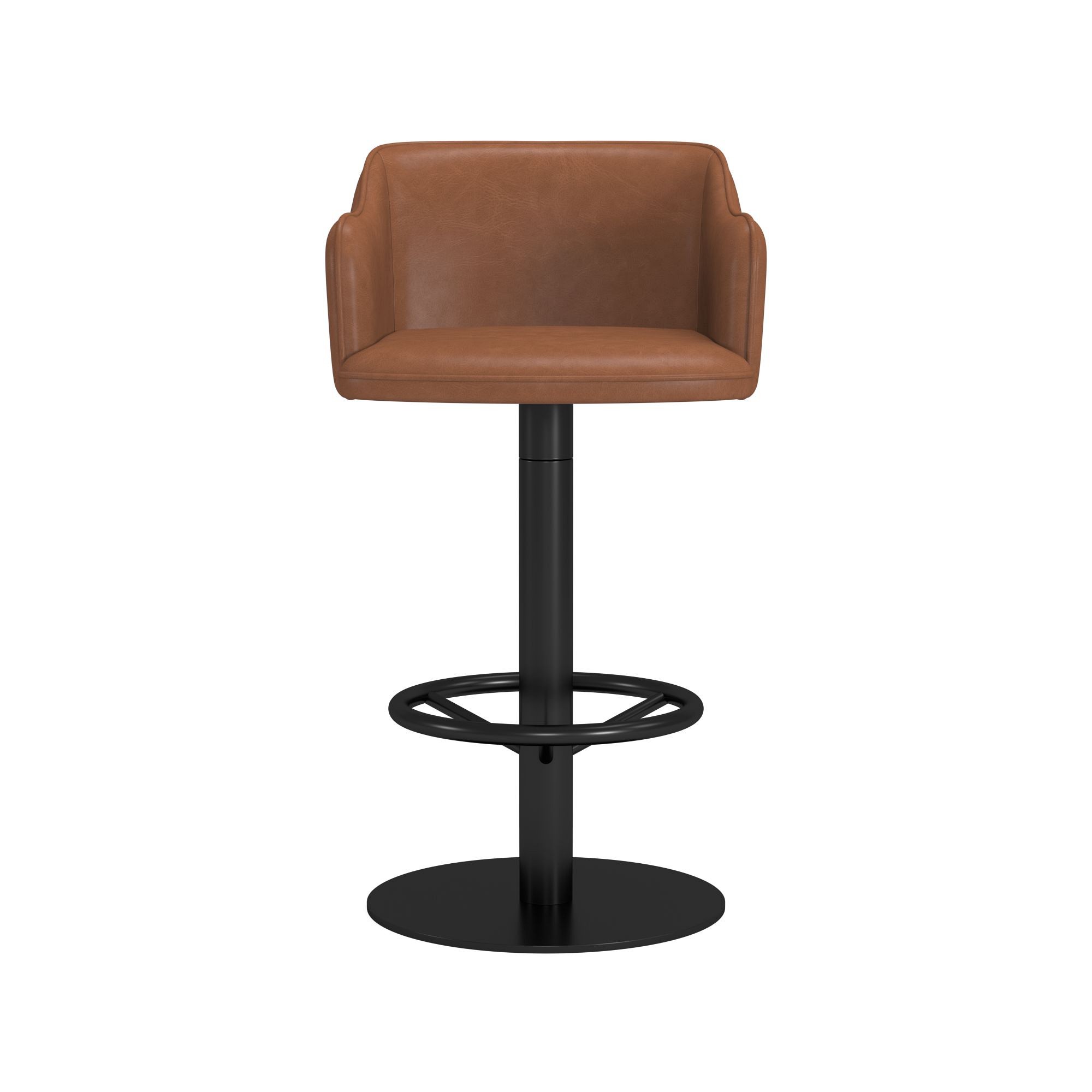 Harding Upholstered Pedestal Counter  & Bar Stool