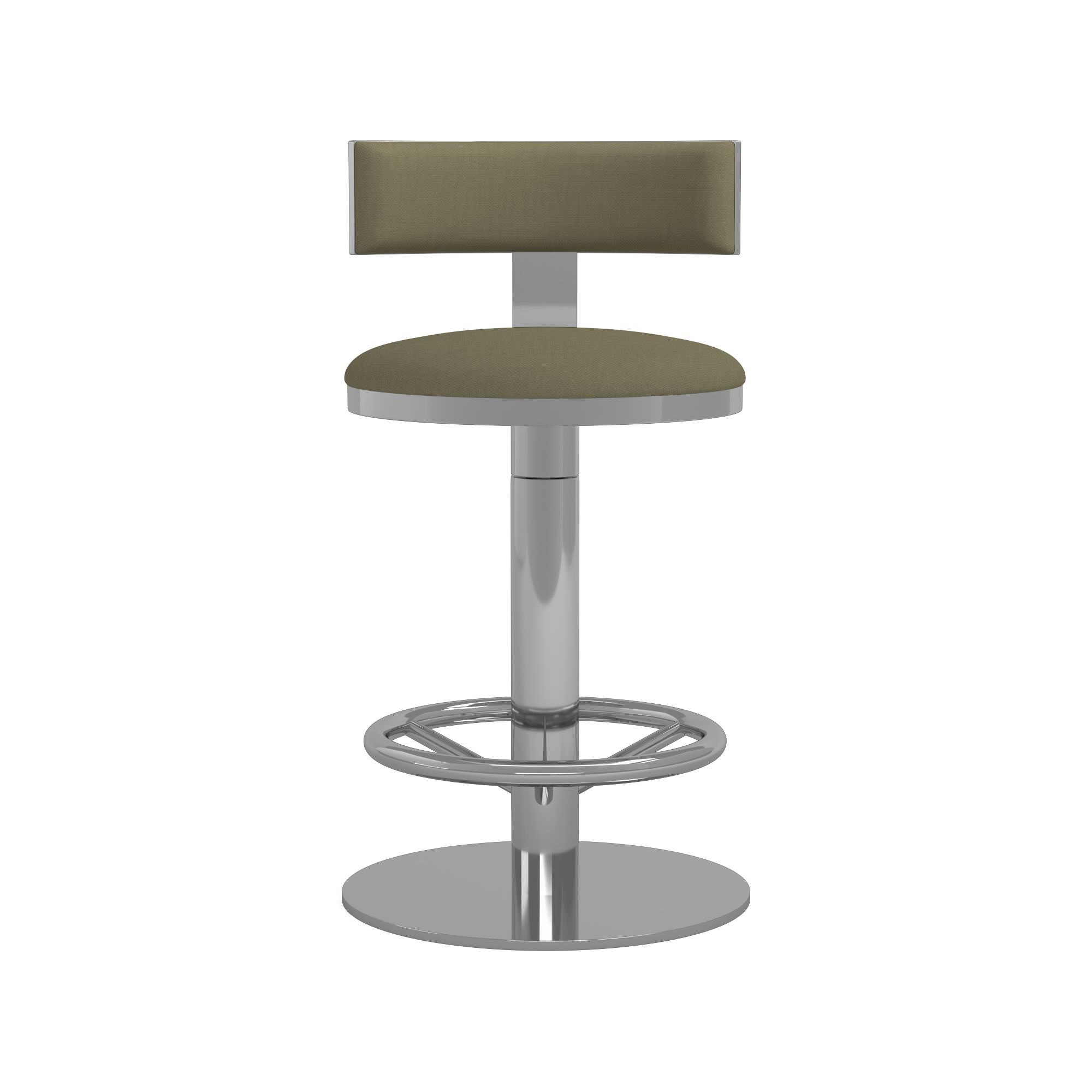 Larkin Upholstered Pedestal Counter & Bar Stool