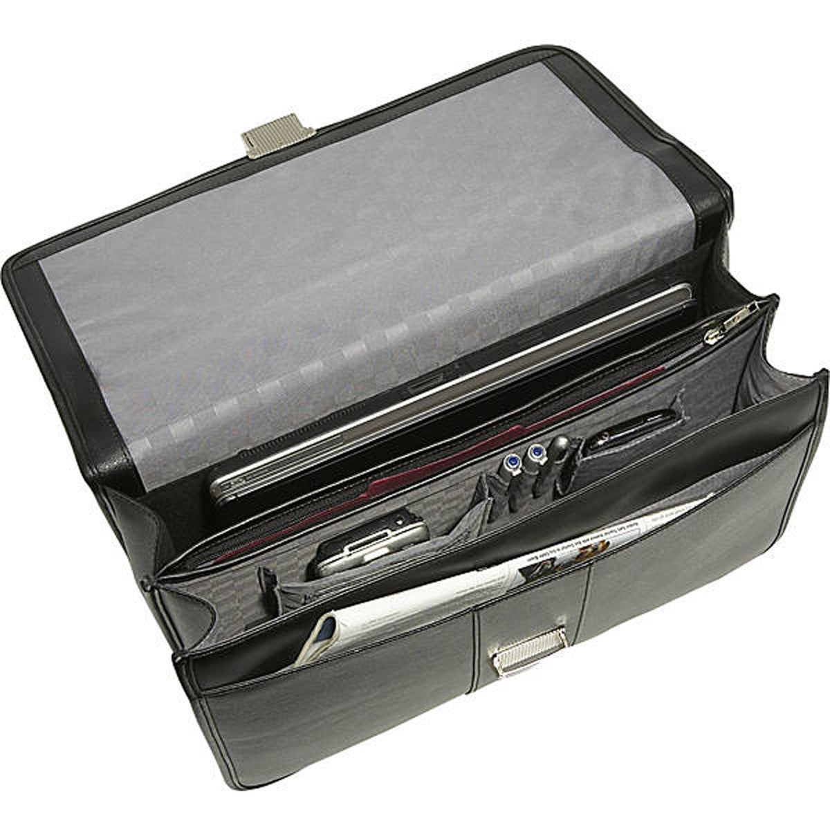 Samsonite Leather Business Cases Leather Flapover Case