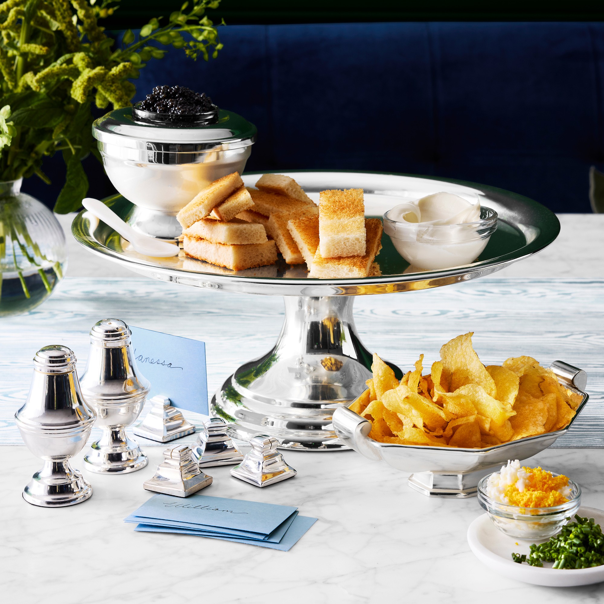 Heirloom Silver Caviar Bowl