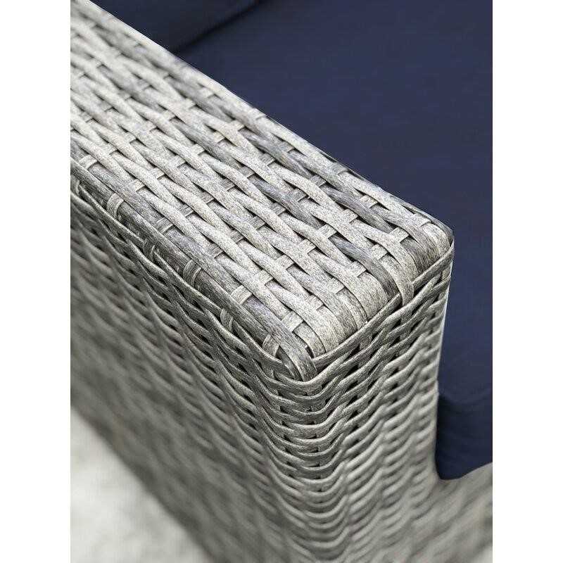 Lazaro Wicker/Rattan 6 - Person Seating Group with Sunbrella Cushions