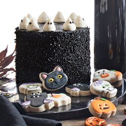 Assorted Halloween Cookies, Set of 15