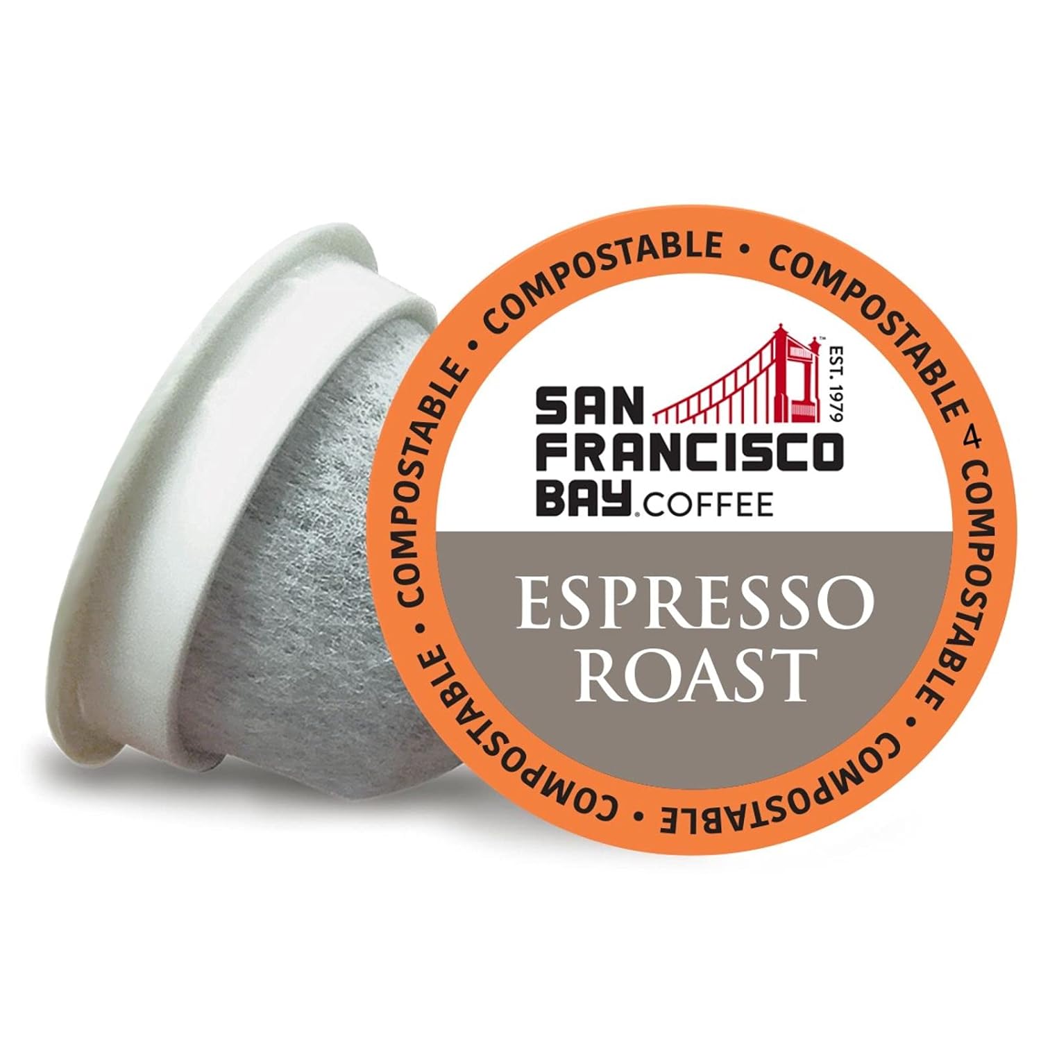 San Francisco Bay Compostable Coffee Pods - French Roast (80 Ct) K Cup Compatible including Keurig 2.0, Dark Roast