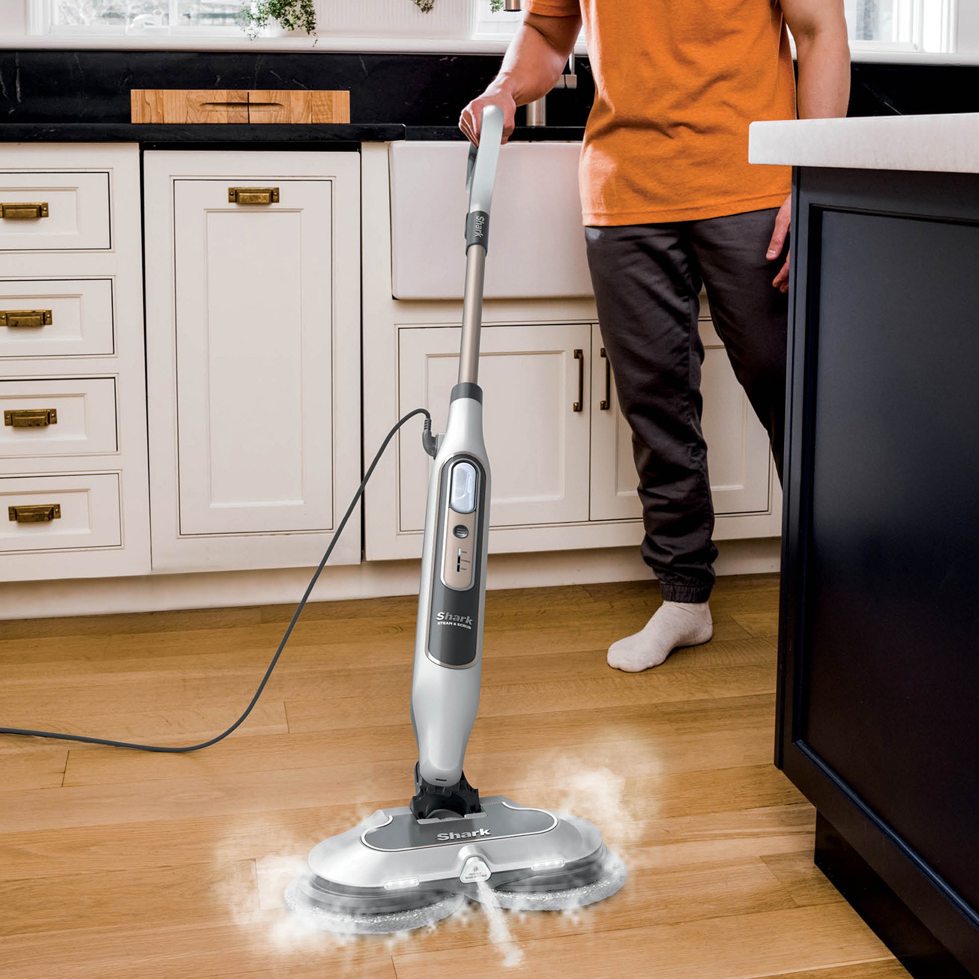 Shark® Steam & Scrub Steam Scrubbing and Sanitizing Steam Blaster® Mop