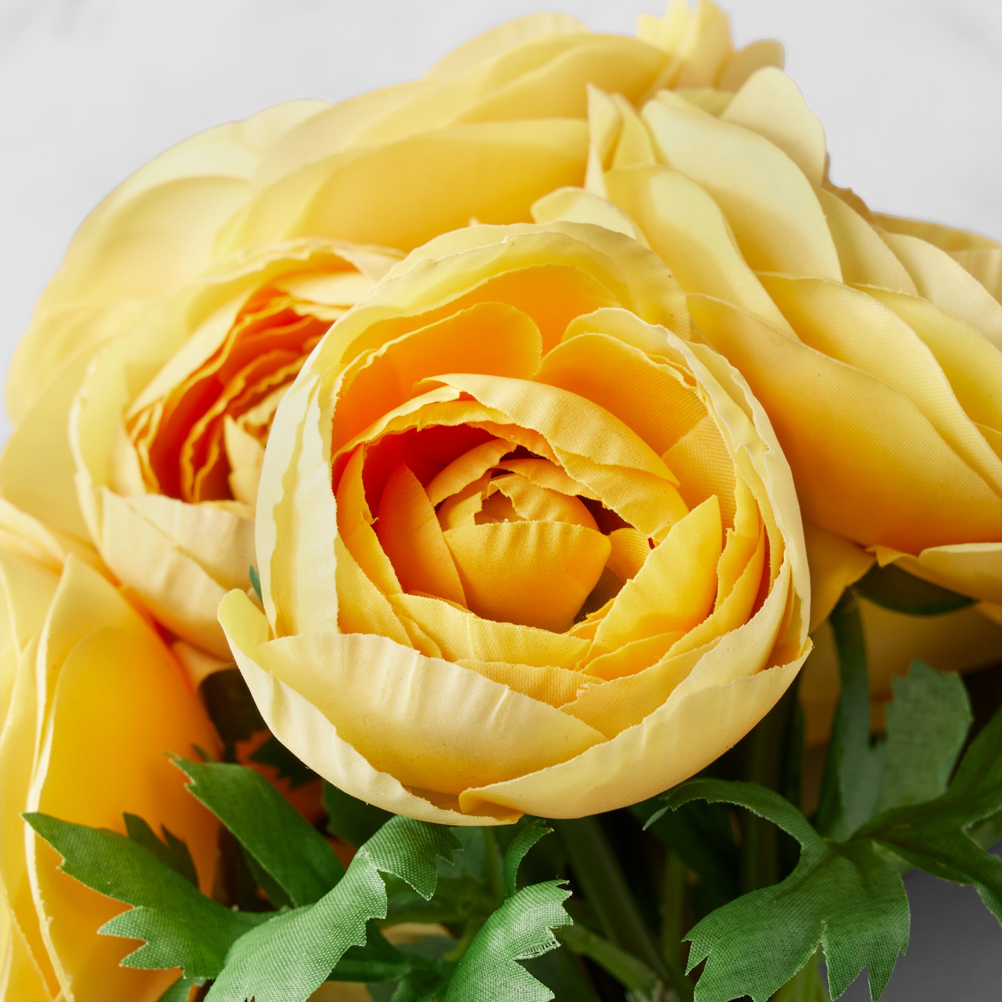 Real Touch Faux Yellow Ranunculus Bundle