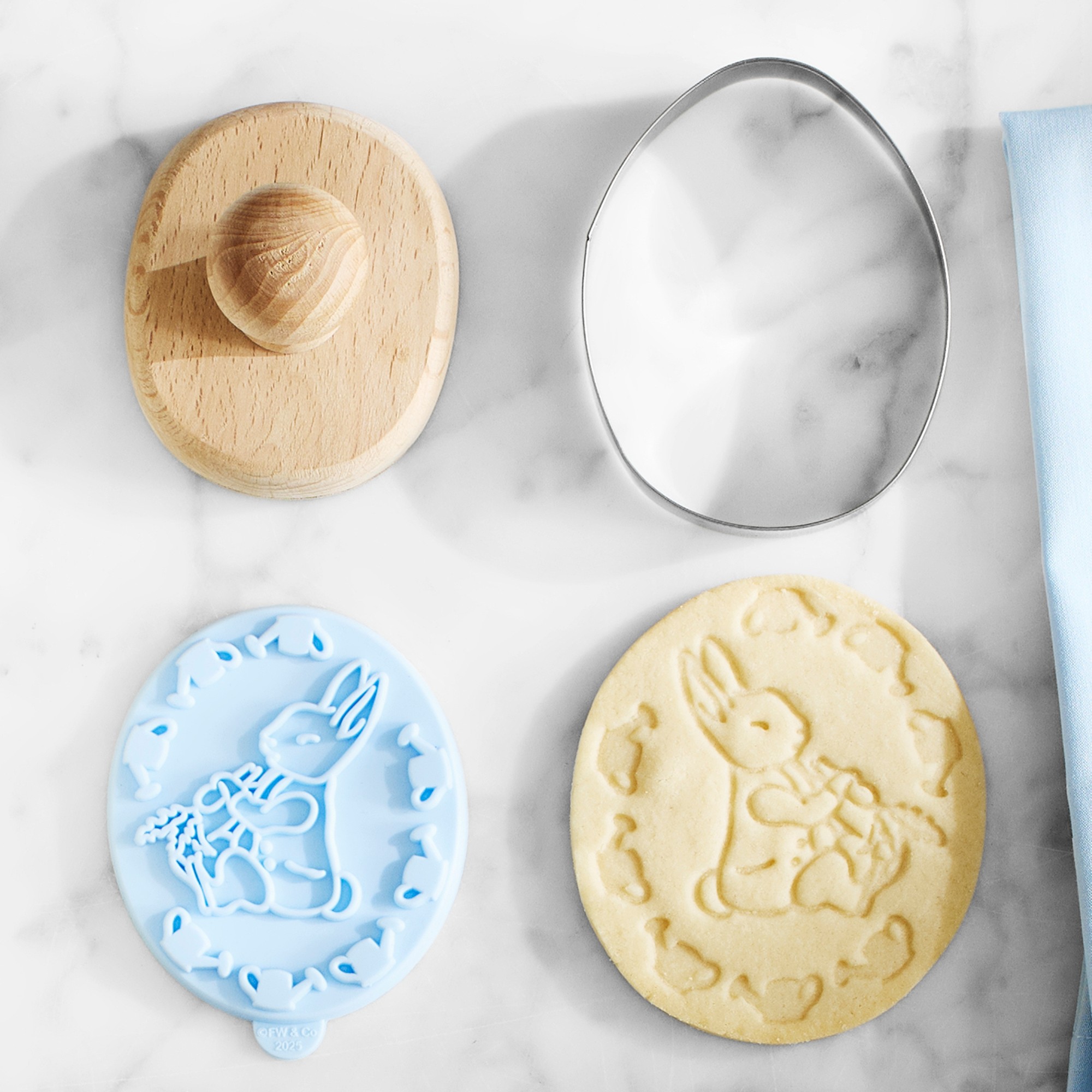 Peter Rabbit™ Silicone Cookie Stamps, Set of 4