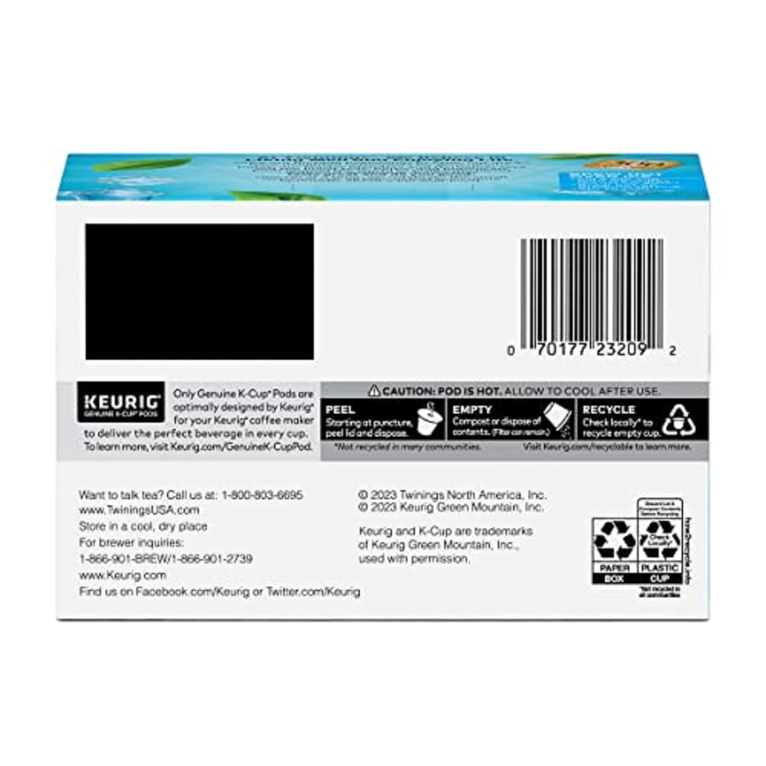 Twinings English Breakfast Black Tea K-Cup Pods for Keurig, 24 Count (Pack of 1), Smooth, Flavourful, Robust, Caffeinated, Enjoy Hot or Iced | Packaging May Vary