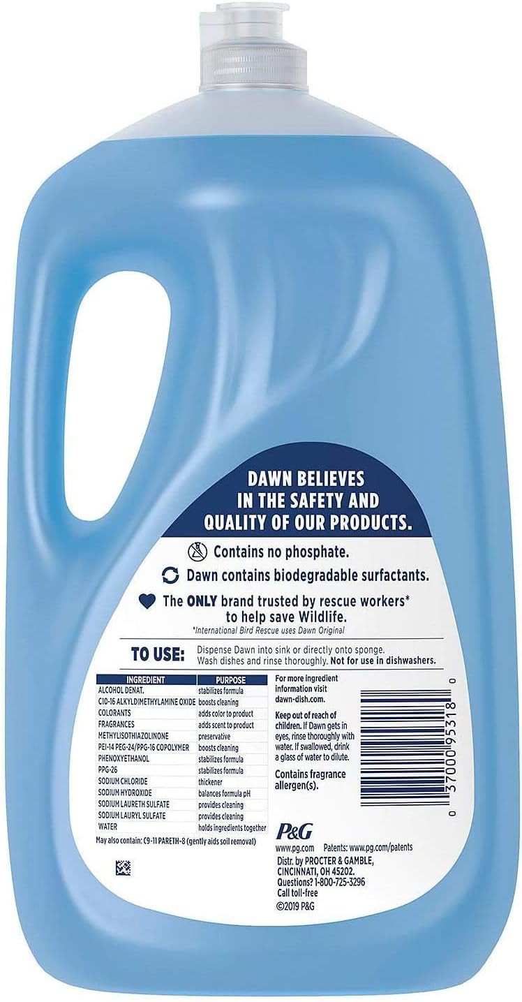 Dawn Dish Soap Ultra Dishwashing Liquid, Dish Soap Refill, Original Scent, 56 Fl Oz (Pack of 2)