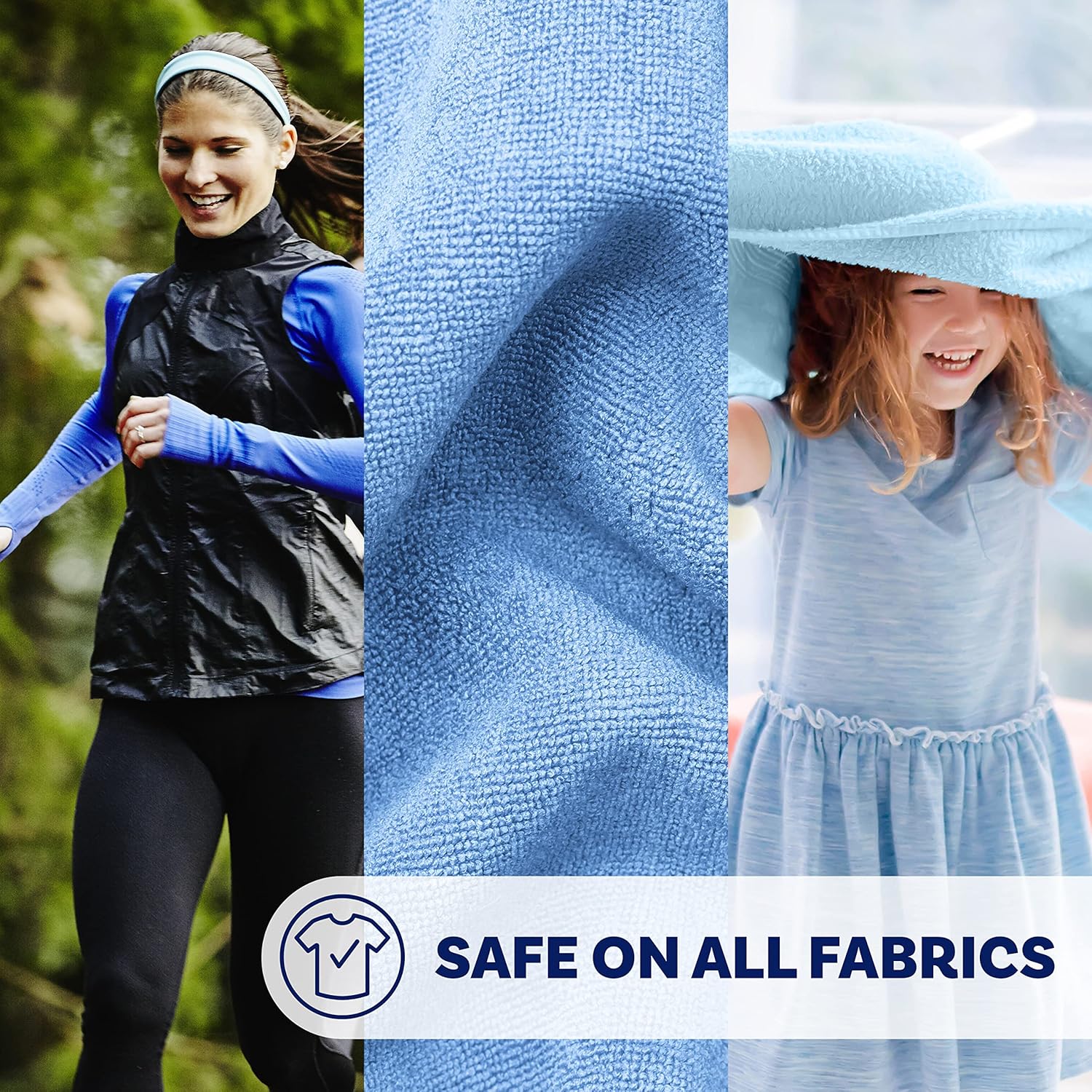 Downy Rinse & Refresh Laundry Odor Remover And Fabric Softener, Cool Cotton, 48 Fl Oz, HE Compatible Laundry Sanitizer, Safe On All Fabrics, Fabric Softener Liquid