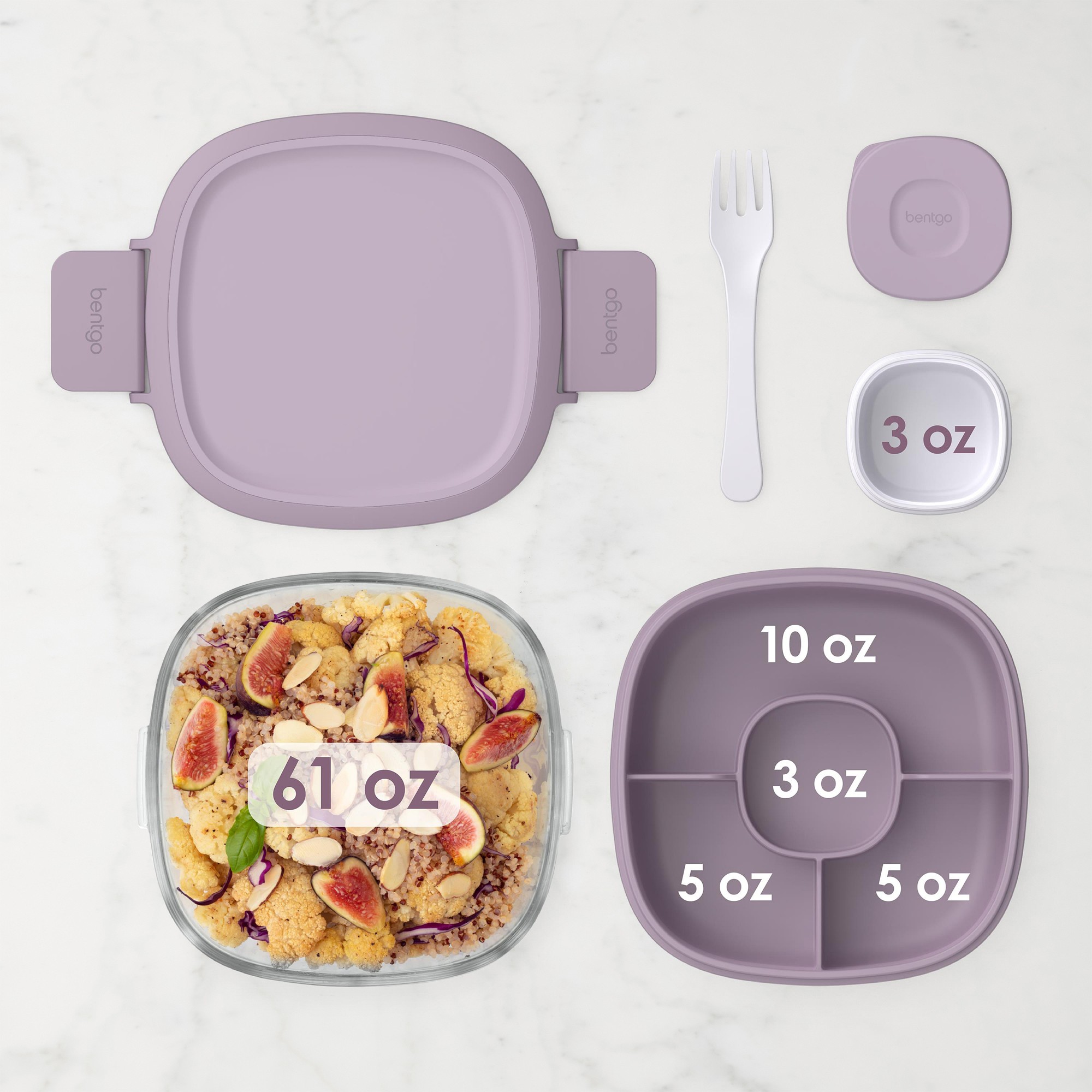 Bentgo Glass Leak-proof Salad Container