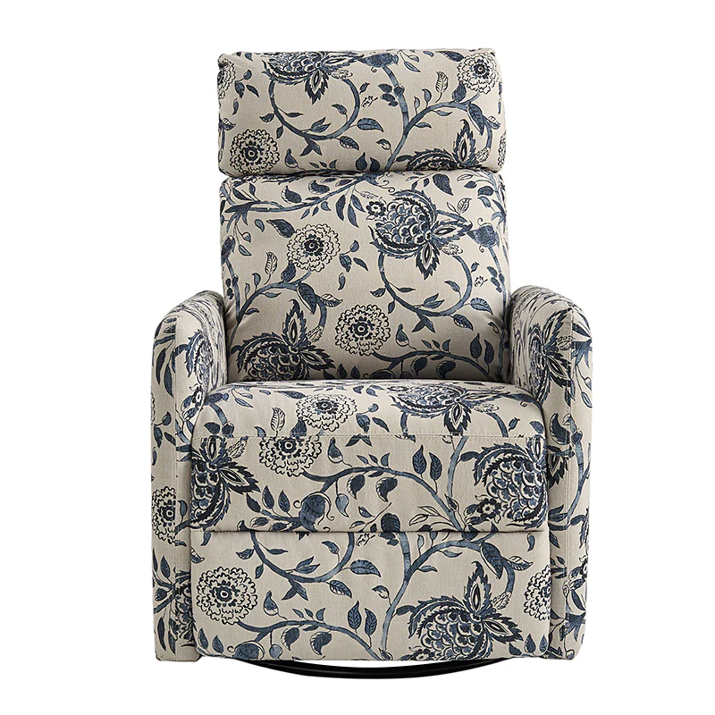 Jessie Mid-century Manual Swivel Recliner