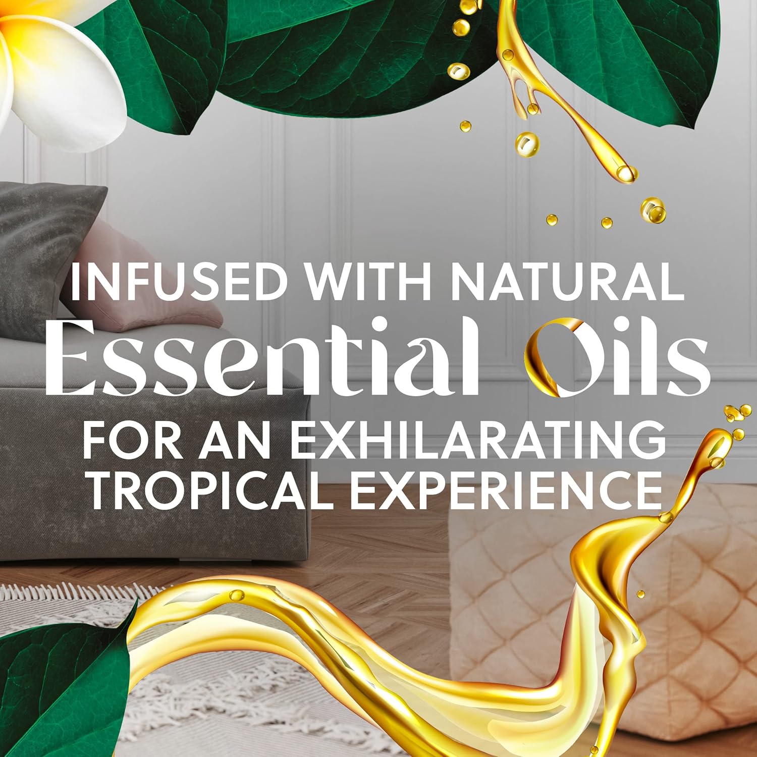 Air Wick Plug in Scented Oil Refill, 10ct, Lavender & Chamomile, Air Freshener, Essential Oils, Eco Friendly