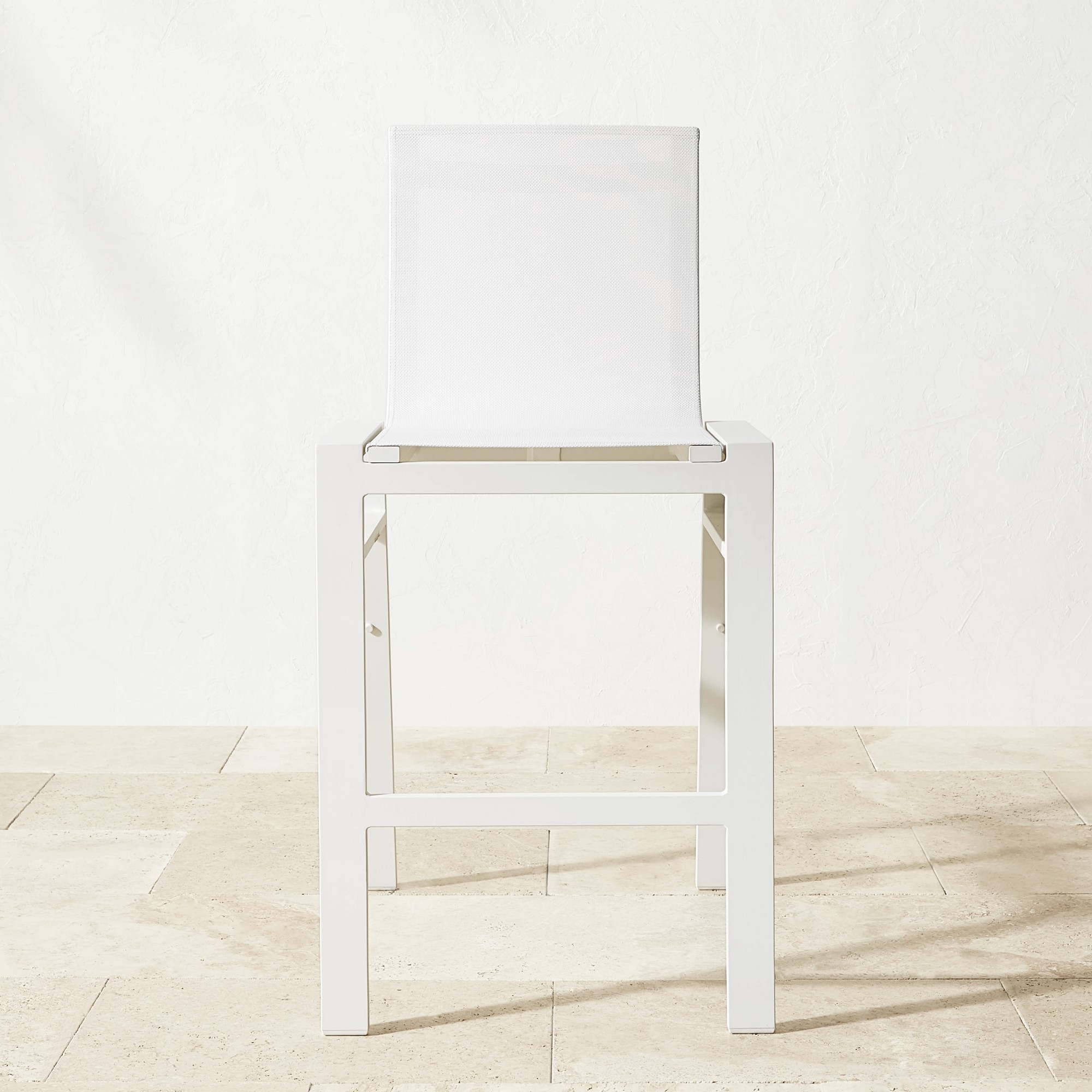 Santa Barbara Outdoor Metal Bar Stool