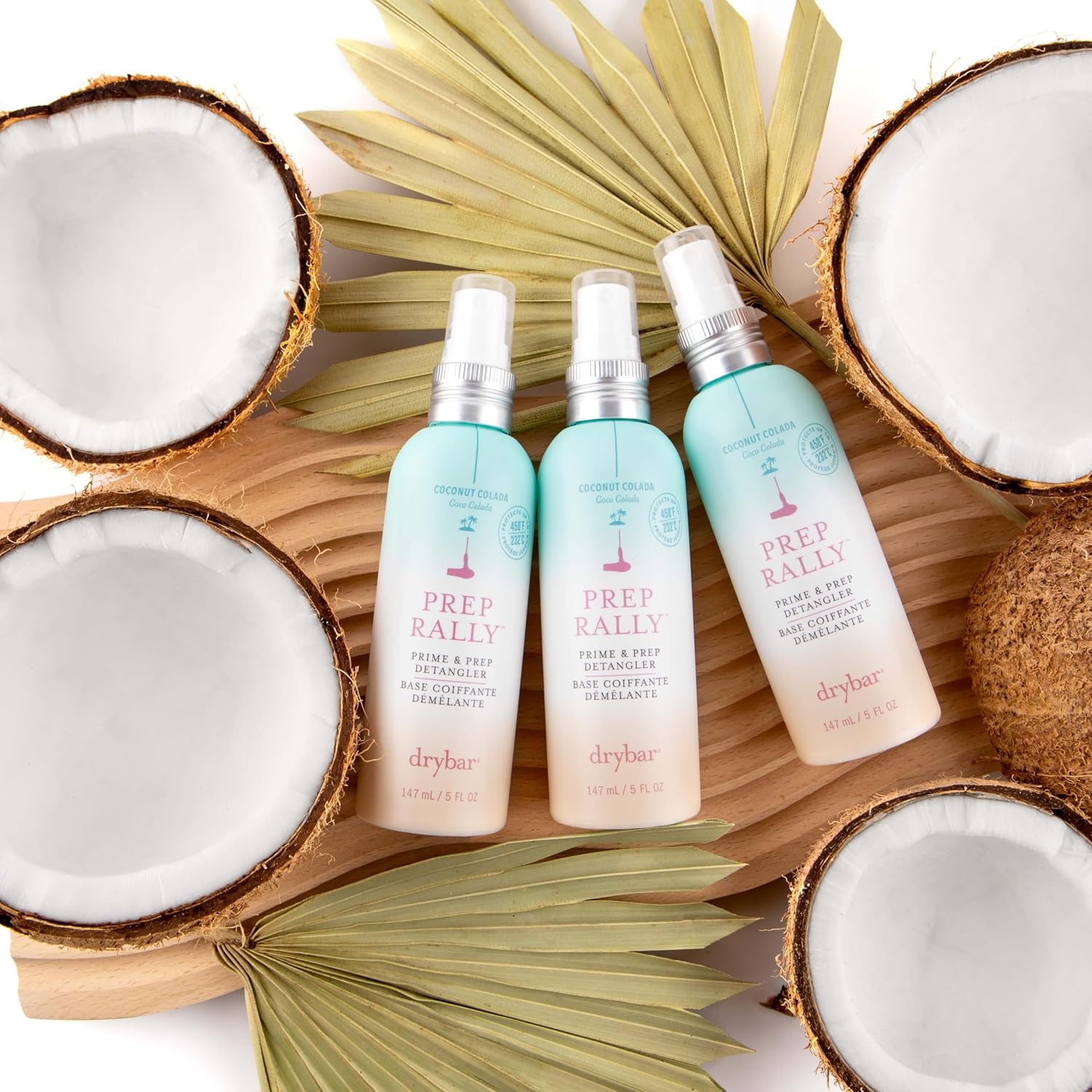 Drybar Prep Rally Prime & Prep Detangler | Nourishes Hair, Detangles with Ease, Leaves Hair Soft & Manageable, Protects Hair, Cruelty Free