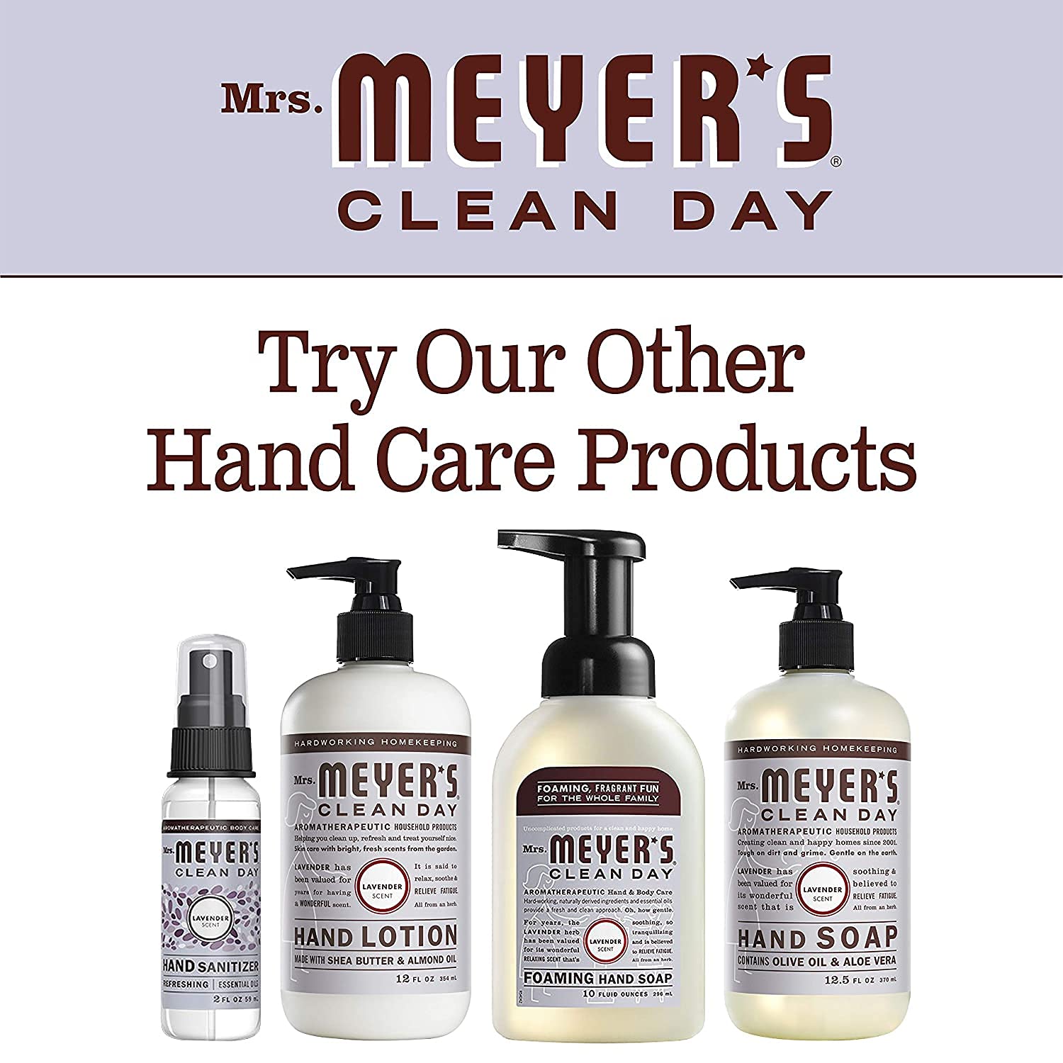 MRS. MEYER'S CLEAN DAY Liquid Hand Soap Refill, Cruelty Free and Biodegradable Formula, Lemon Verbena Scent, 33 oz