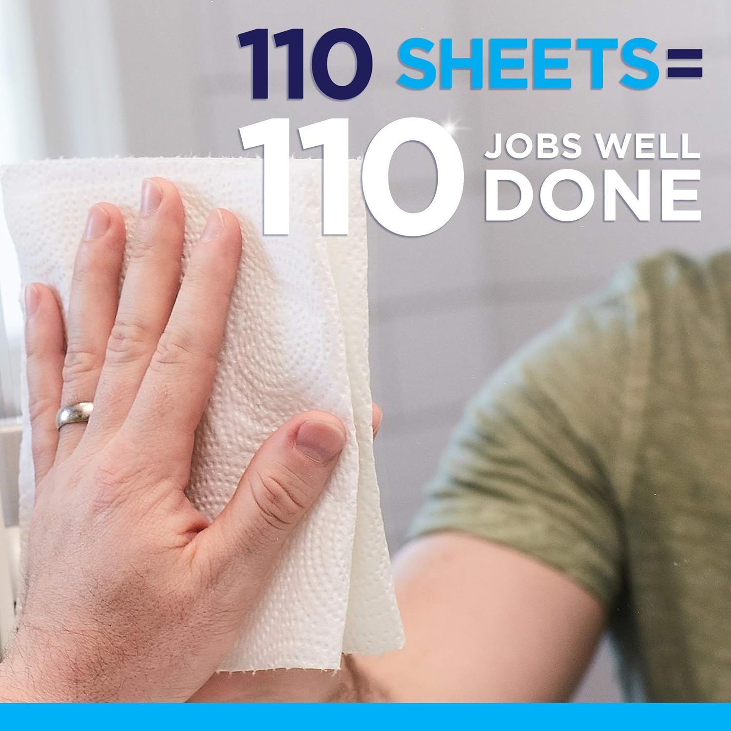 Sparkle® Pick-A-Size® Paper Towels, 6 Double Rolls = 12 Regular Rolls