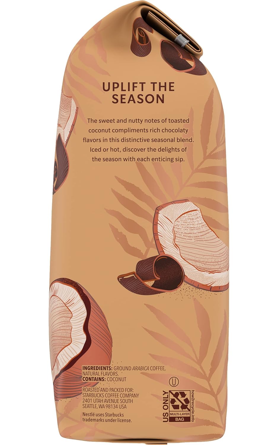 Starbucks Ground Coffee, Medium Roast Coffee, Pike Place Roast, 100% Arabica, 1 Bag (28 Oz)