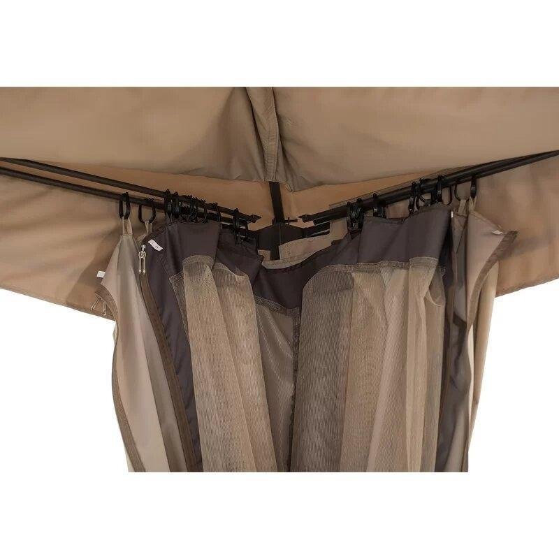 Moorehead 12 Ft. W x 10 Ft. D Steel Patio Gazebo