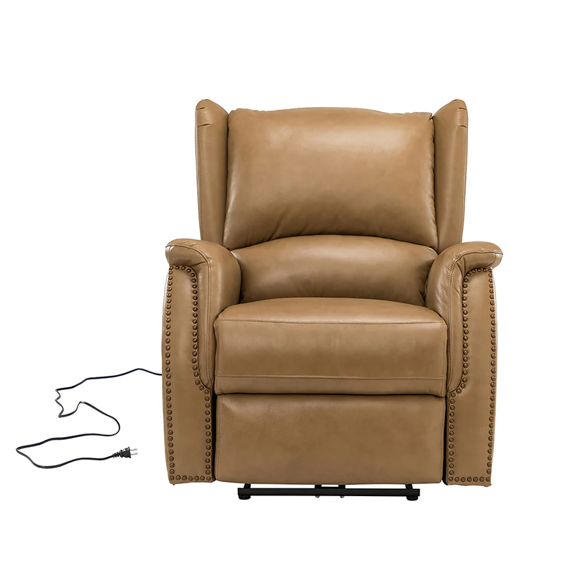 Flora Genuine Leather Power Recliner