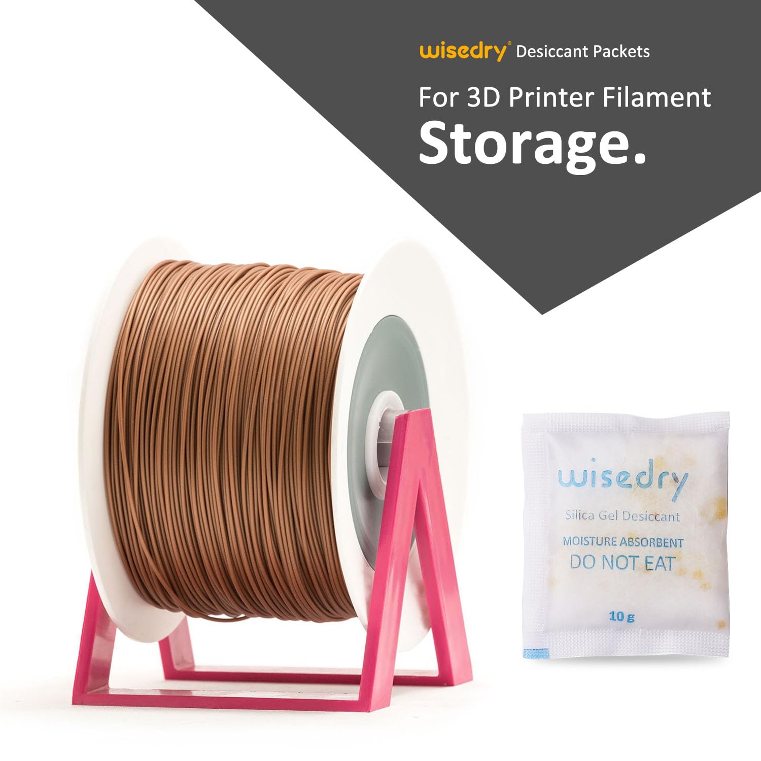 wisedry 2 x 500 Gram [2.2 lbs] Rechargeable Silica Gel Car Dehumidifier, Microwave Fast Reactivated Desiccant Packets Large for Gun Safe Closet Basement Garage Storage Moisture Absorbers Bag Reusable