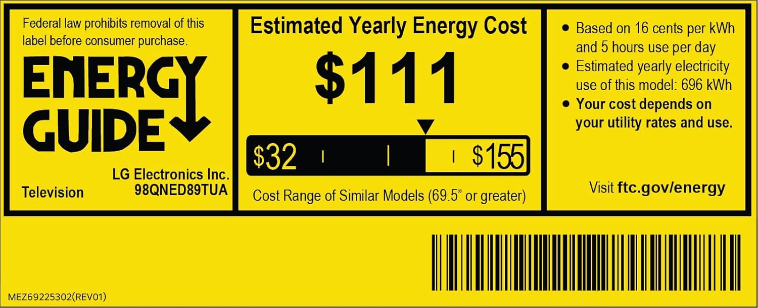 LG 98-Inch Class QNED89T LED Smart TV 4K Processor Flat Screen with Magic Remote AI-Powered with Alexa Built-in (98QNED89TUA, 2024)