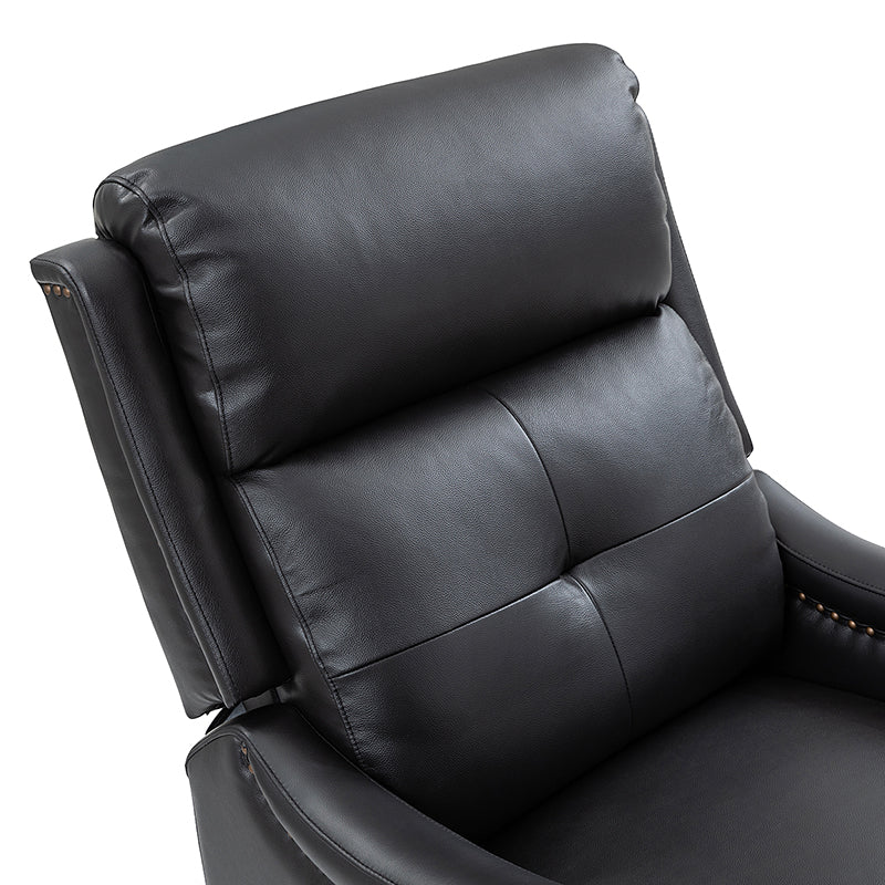 Amelia Genuine Leather Swivel Rocker Recliner