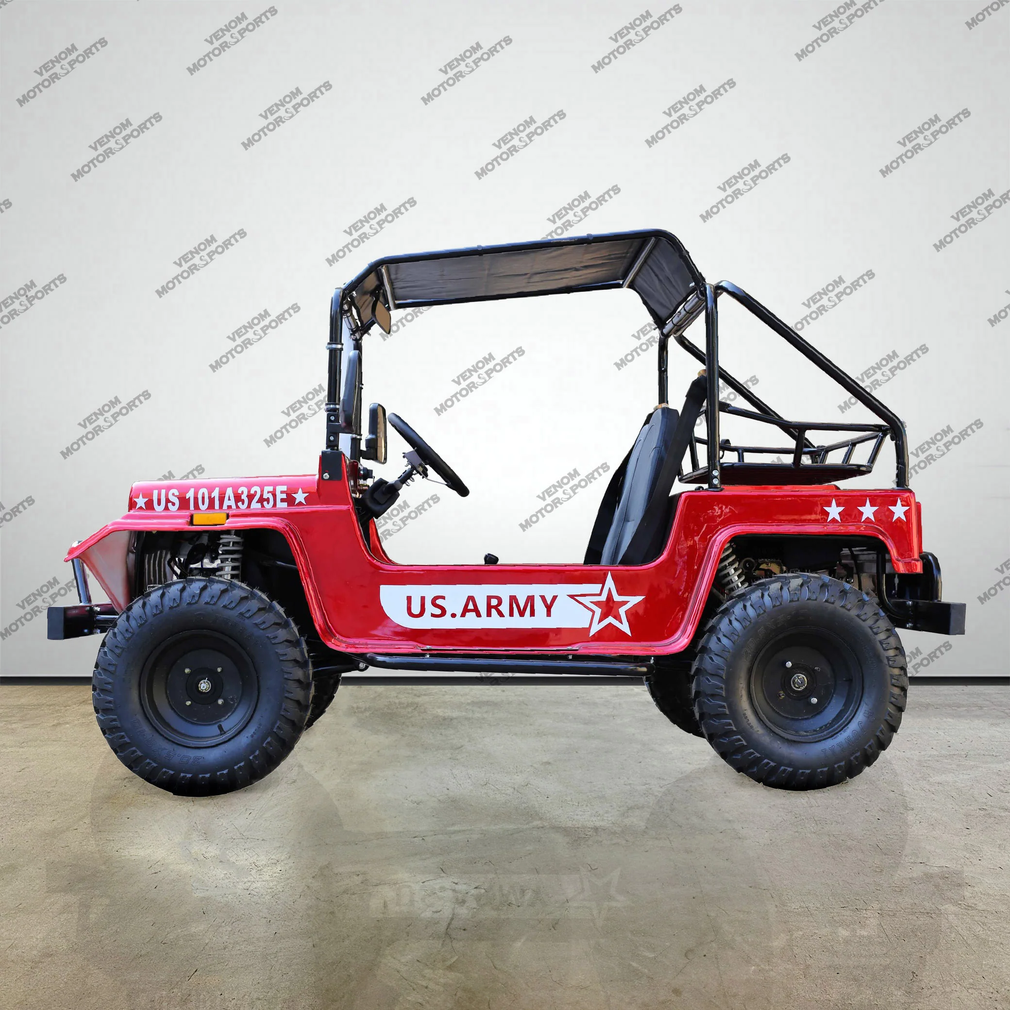 Venom 200cc Mini Jeep | Willys Edition | Full-Size | Automatic
