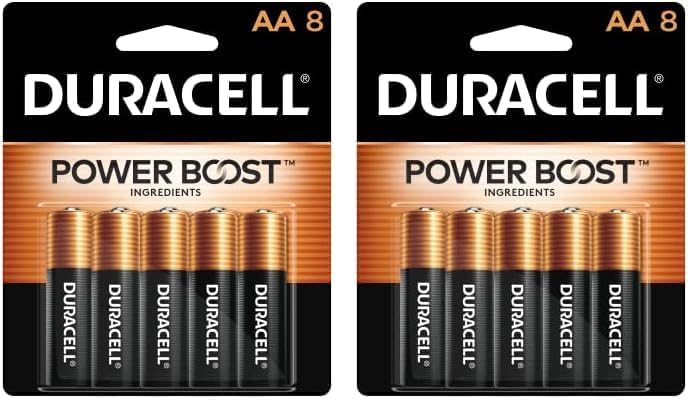 Duracell Coppertop AA Batteries with Power Boost Ingredients, 24 Count Pack Double A Battery with Long-lasting Power, Alkaline AA Battery for Household and Office Devices