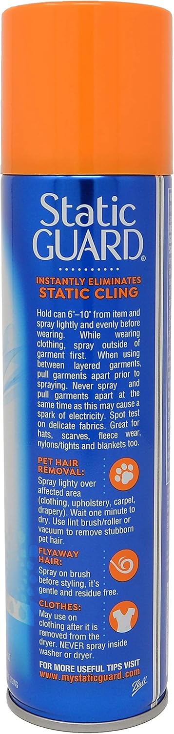 Static Guard Bonus Pack Spray 12.4 oz (2 Pack of 5.5 oz & 1 Pack of 1.4 oz)