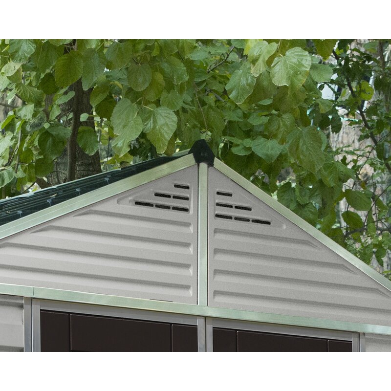 SkyLight? 7 ft. 5 in. W x 17 ft. 3 in. D Plastic Storage Shed