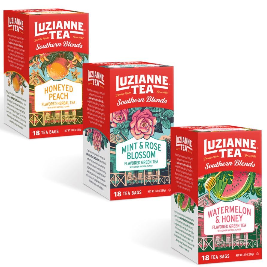 Luzianne Unsweetened Iced Tea Bags, Gallon Size, 24ct Box (Pack of 1)