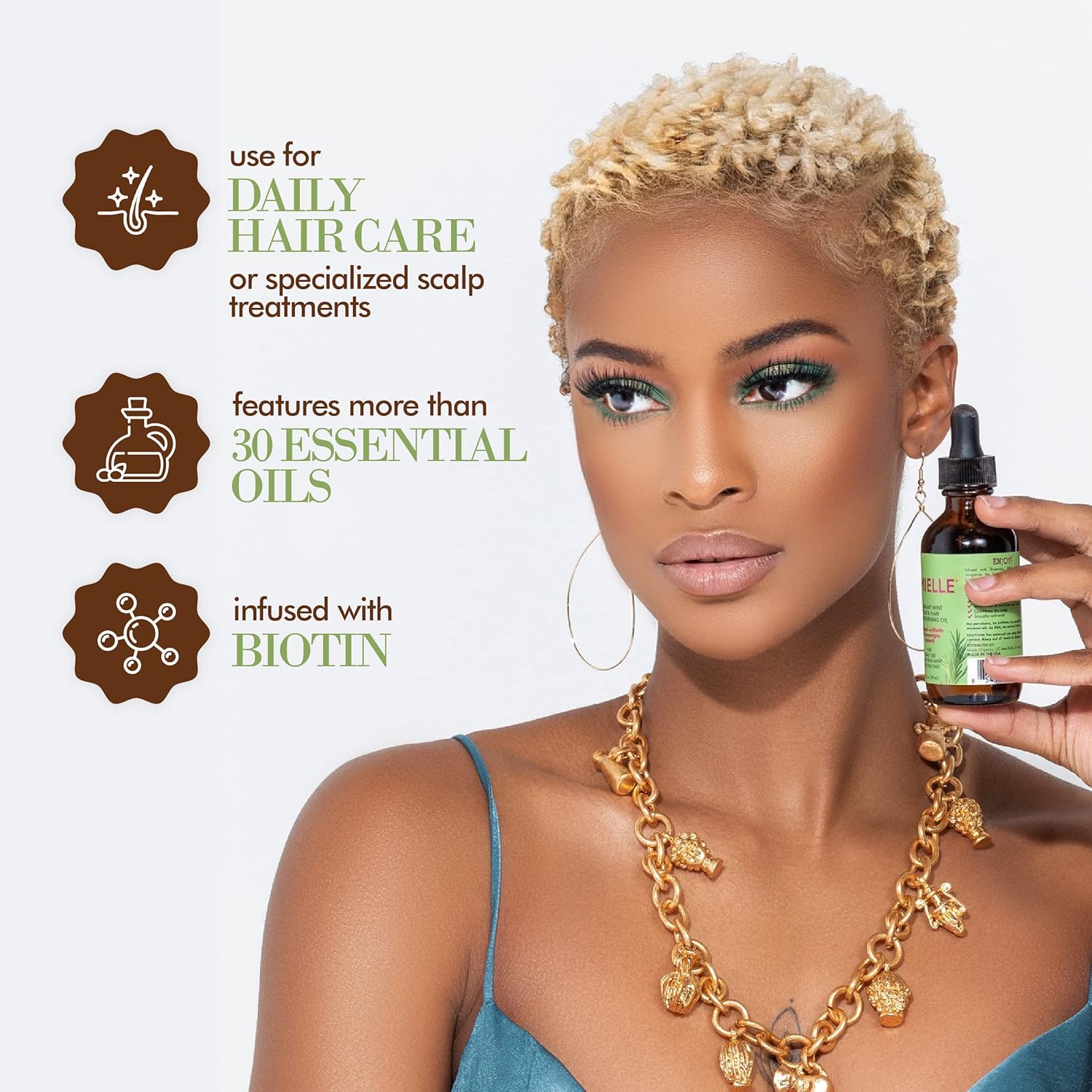 Williams Sonoma Mielle Organics Rosemary Mint Scalp & Hair Strengthening Oil for All Hair Types, 2 Ounce