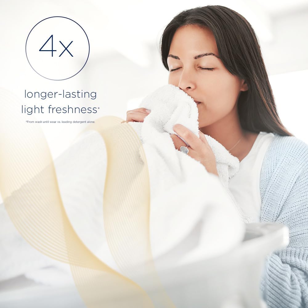 Downy Light In Wash Scent Booster Beads, Ocean Mist Scent, 24 oz, Downy Scent Booster Beads, Laundry Beads, No Heavy Perfumes