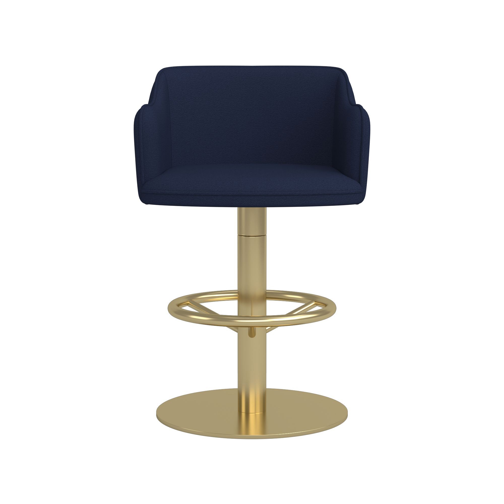 Harding Upholstered Pedestal Counter  & Bar Stool