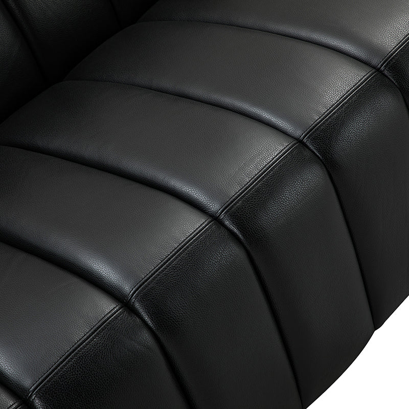 Rowan Genuine Leather Vinyl Office Sofa -83