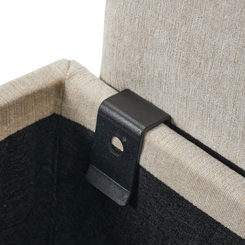 Raquel Sectional Four-Seat Storage Wide Armrests Sofa With Two Ottomans