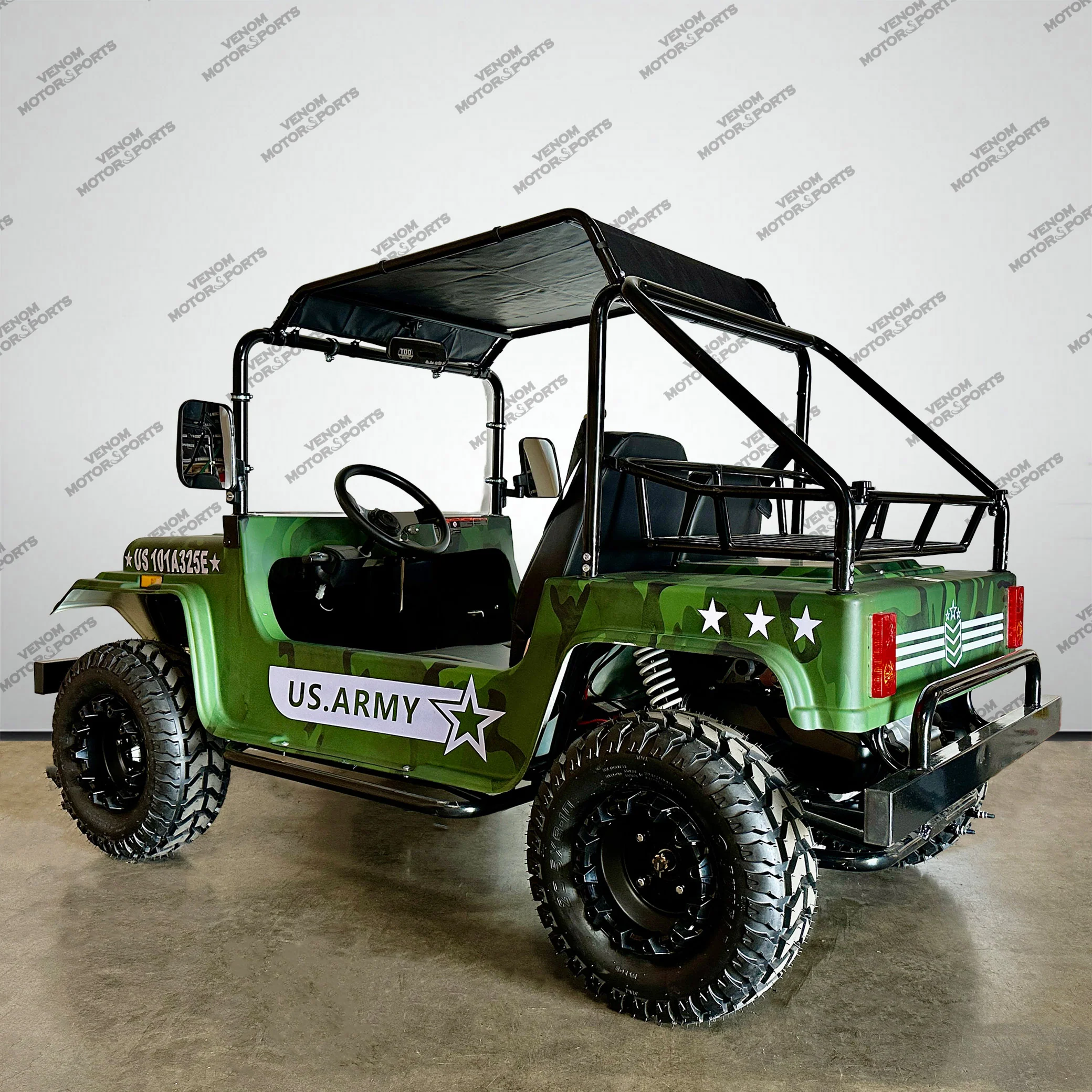 Venom 200cc Mini Jeep | Willys Edition | Full-Size | Automatic