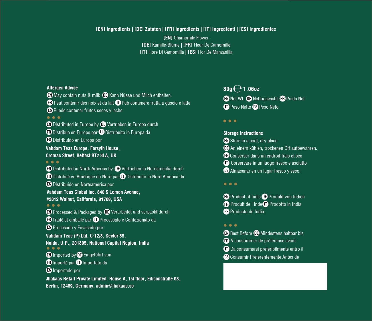 VAHDAM, Organic Turmeric Ginger Herbal Tea Bags (100 Pyramid Tea Bags) Caffeine Free, Non GMO, Gluten Free | 100% Pure Herbal Blend - Savory & Spicy | Plant-Based Tea Bags | Resealable Ziplock Pouch