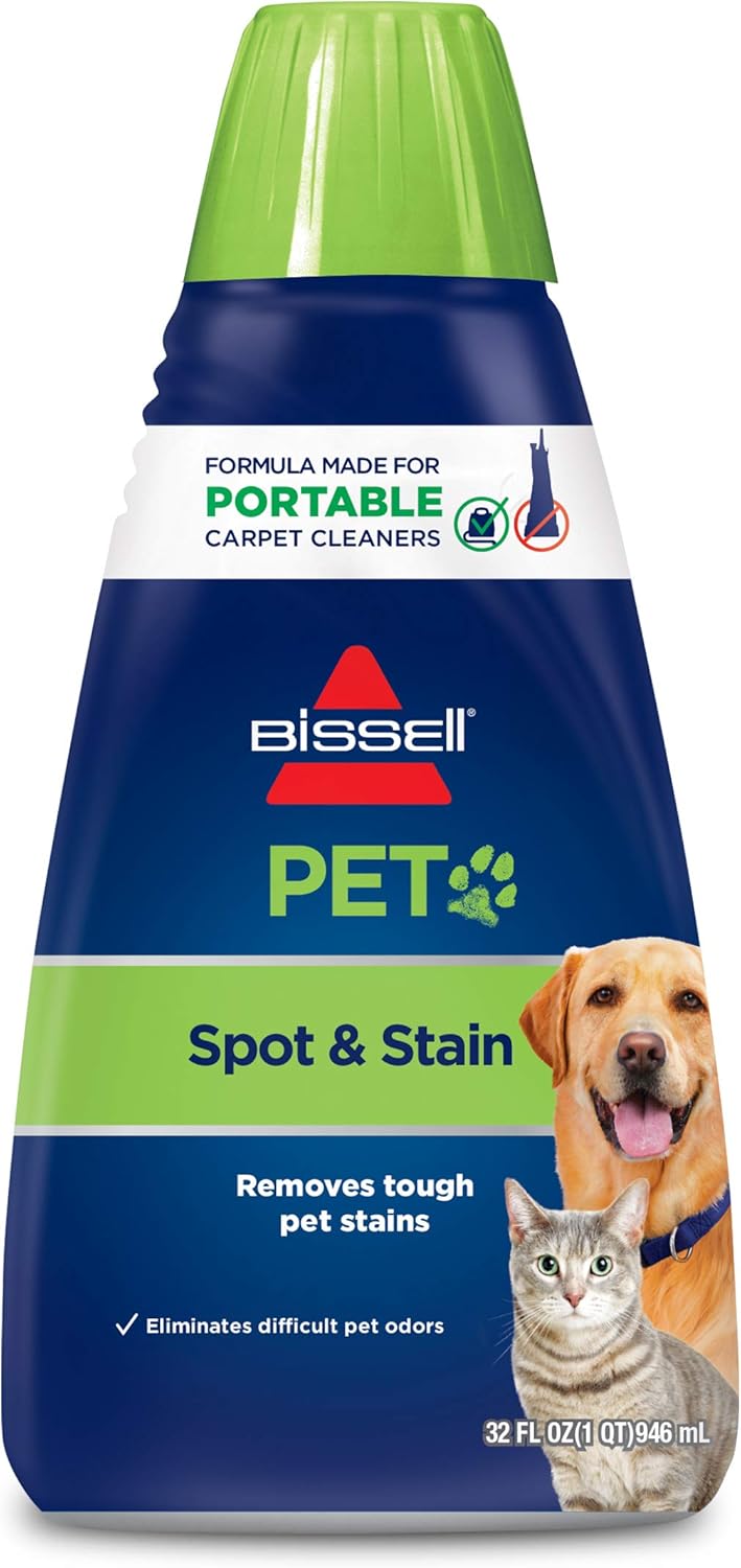 Bissell® PET PRO OXY Spot & Stain Formula for Portable Carpet Cleaners, 32 oz., 2034