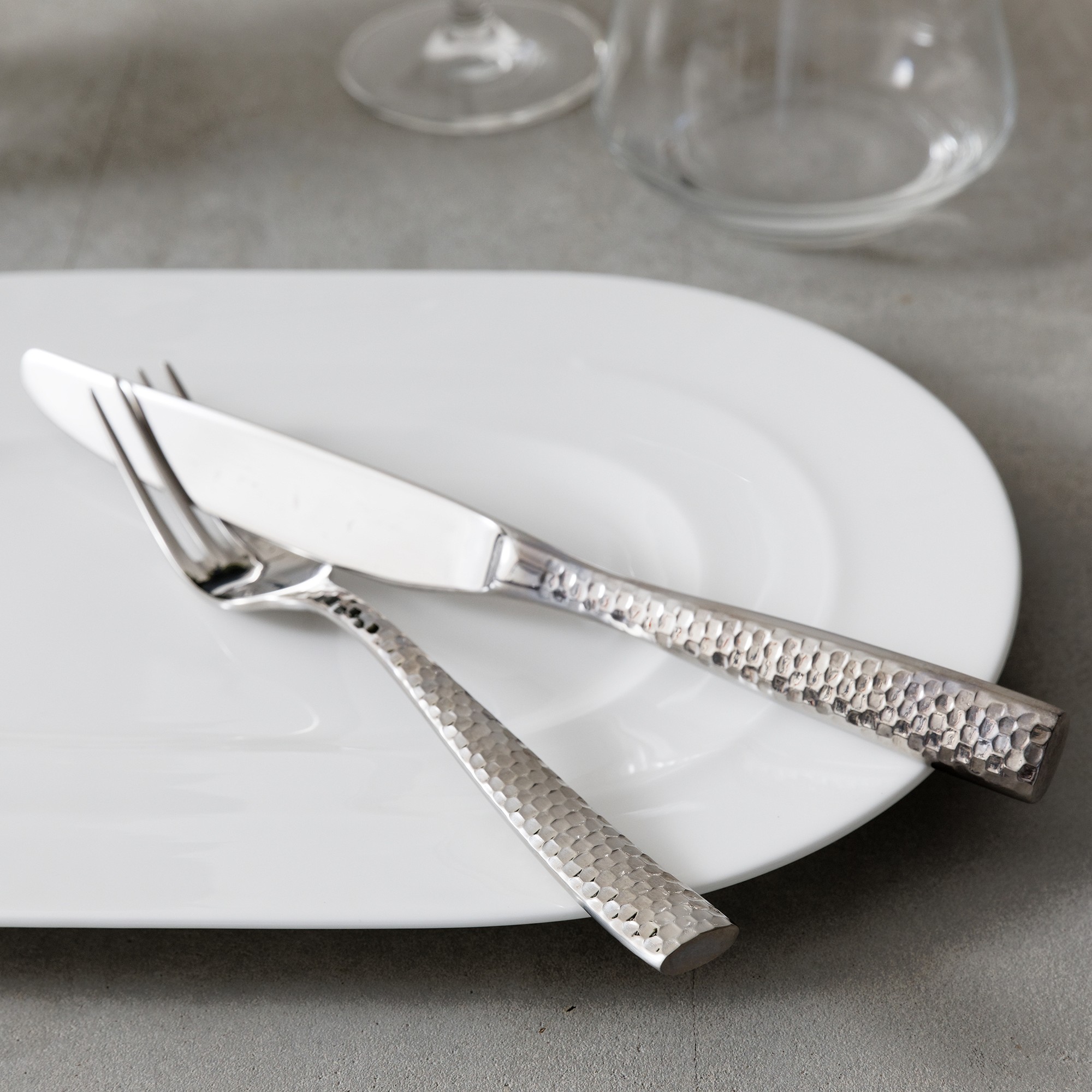 Fortessa Lucca Faceted Flatware Sets