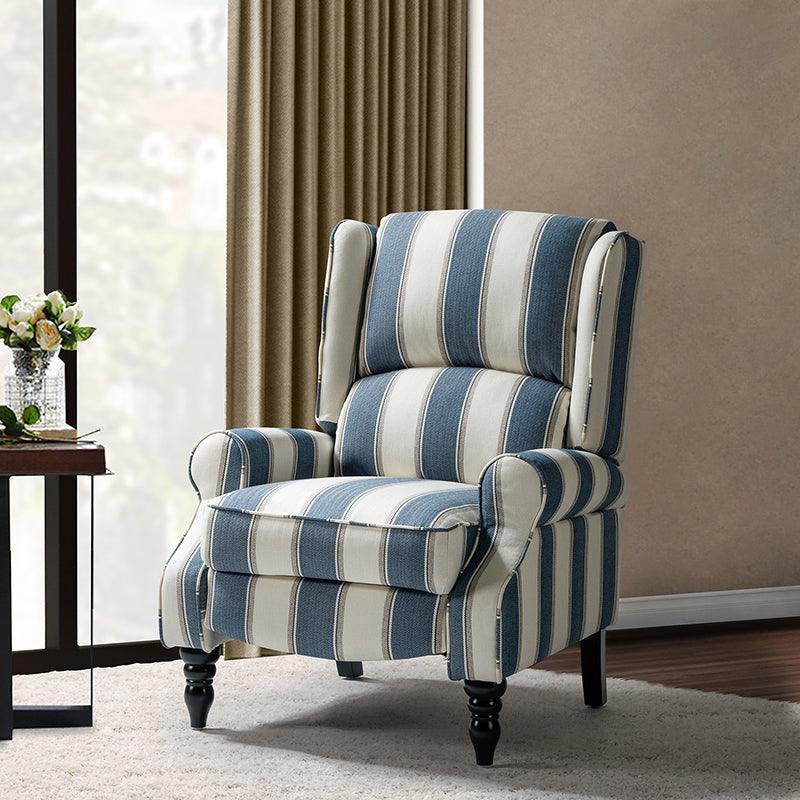 Erdeni Upholstered Manual Wingback Recliner Chair
