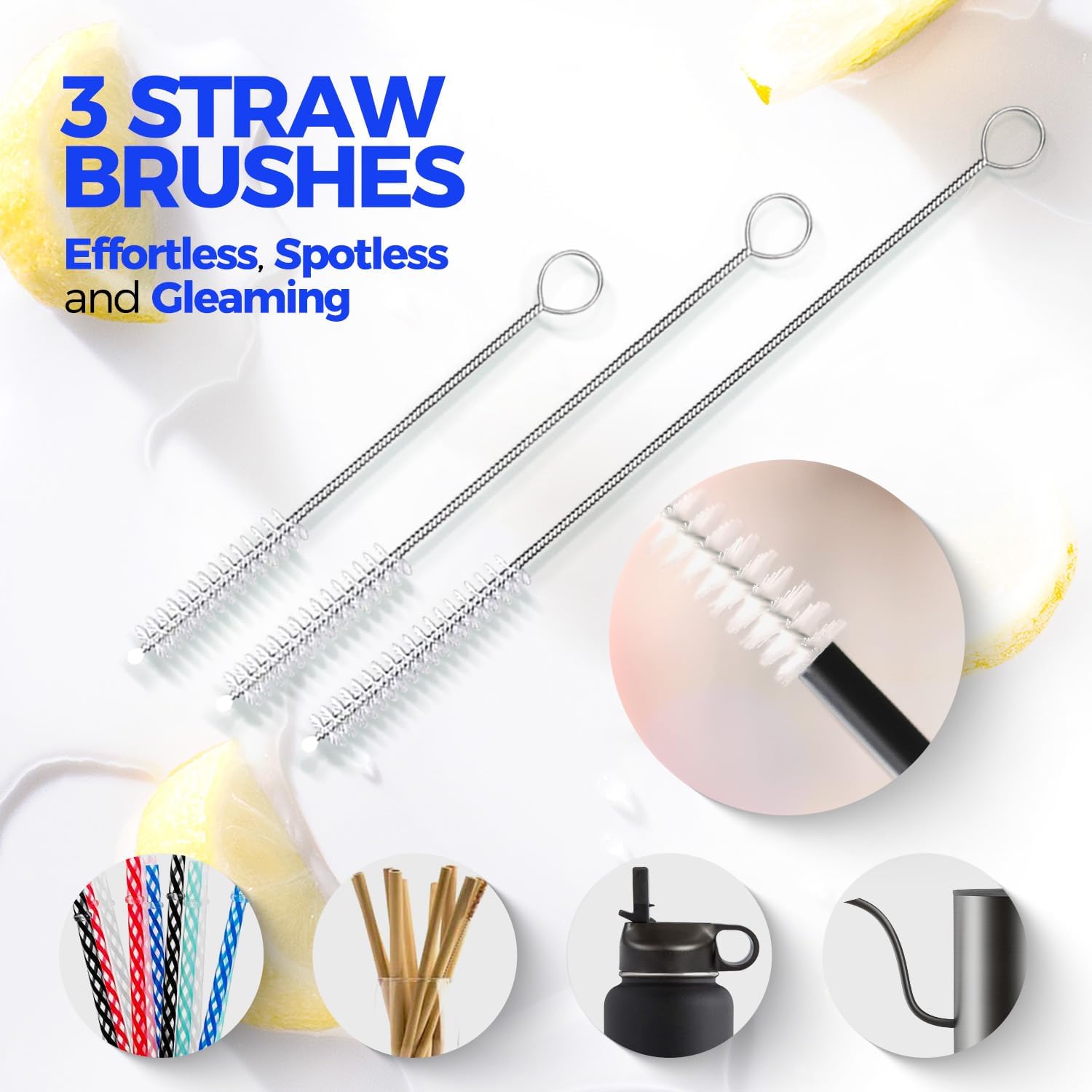 Holikme 6 Pack Bottle Brush Set, 14