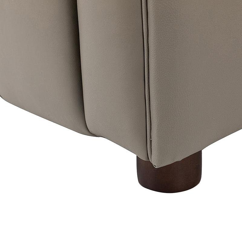 Rowan Genuine Leather Vinyl Office Sofa -83