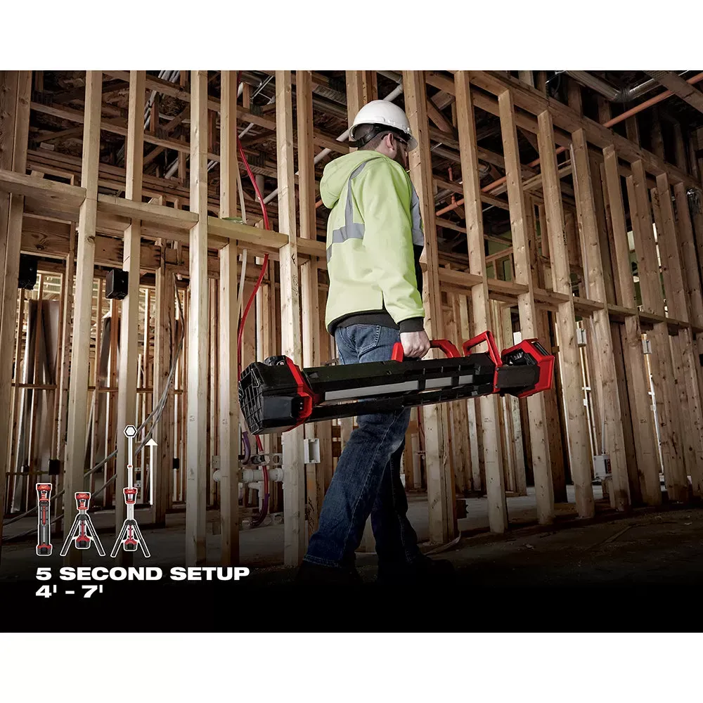 Milwaukee 2131-20 M18 18V Li-Ion ROCKET Dual Power Tower Light - Bare Tool