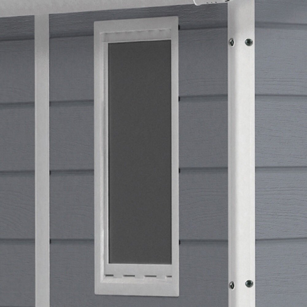 Manor 4 ft. W x 6 ft. D Plastic Vertical Storage Shed