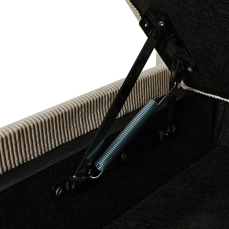 Aladino 2-Piece Upholstered Reversible Sectional Sofa with Storage