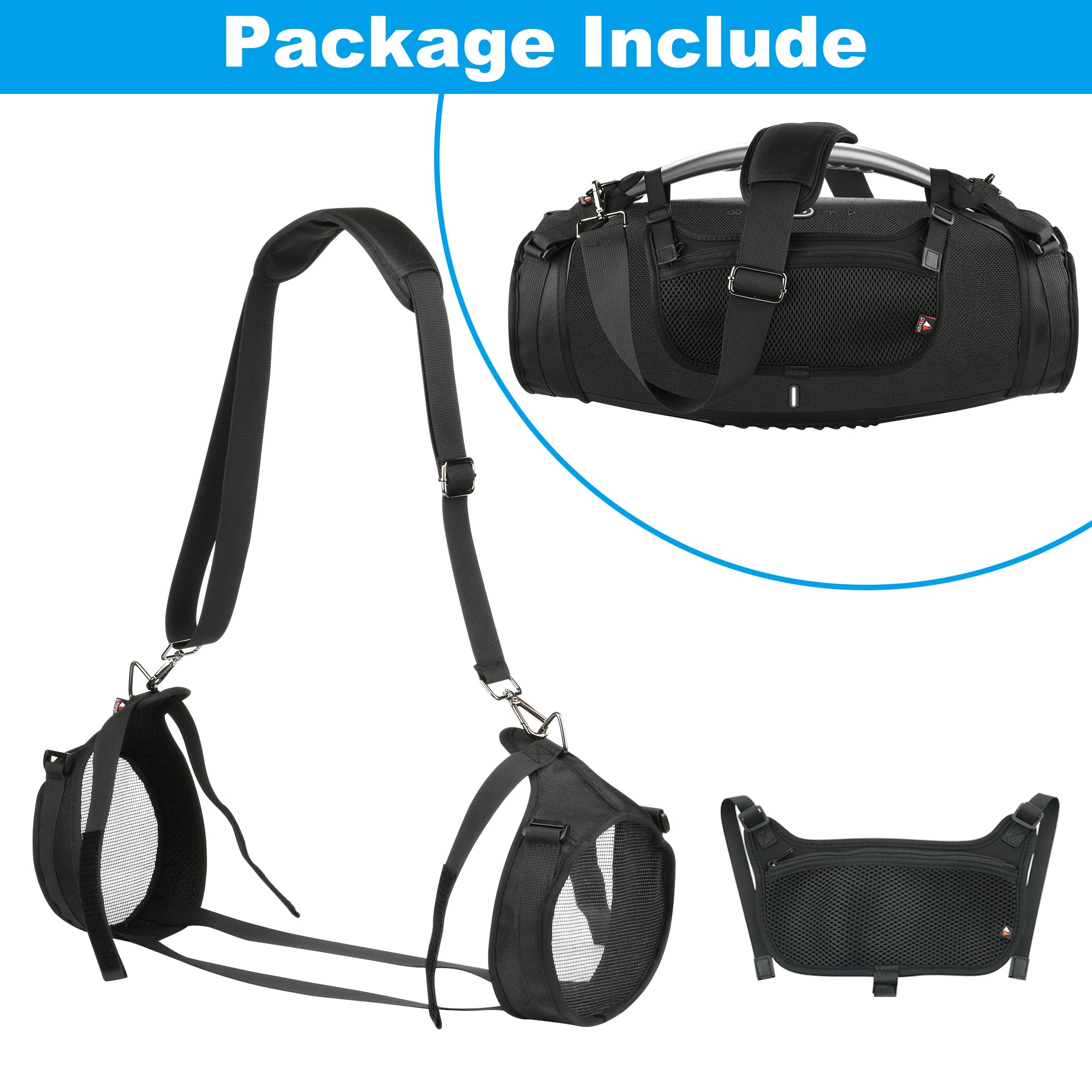 Travel Carrying Strap for JBL Boombox 3/Boombox 3 Wi-Fi Waterproof Portable Bluetooth Speaker