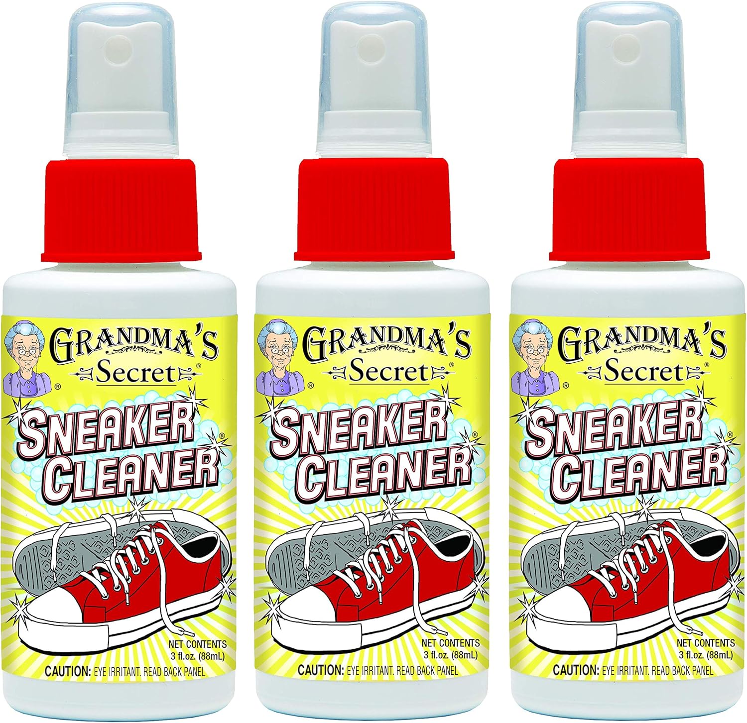 Grandma's Secret Spot Remover Laundry Spray - Chlorine, Bleach and Toxin-Free Fabric Stain Remover for Clothes - Removes Oil, Paint, Blood and Pet Stains - 16 Oz, 2 Pack
