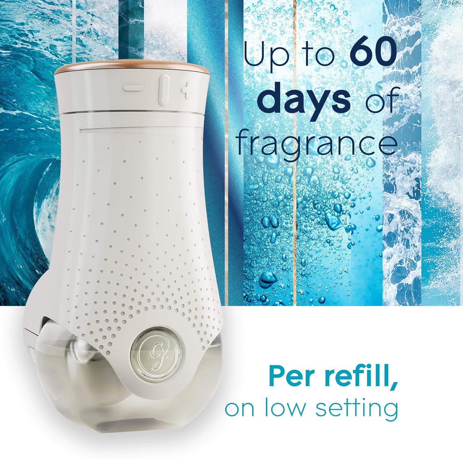 Glade PlugIns Air Freshener Starter Kit, Scented and Essential Oils for Home and Bathroom, Clean Linen, 4.02 Fl Oz, 2 Warmers and 6 Refills